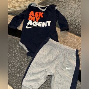 Nike bodysuit and pant set